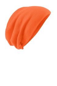 District Slouch Beanie DT618 (Color: Neon Orange, size: OSFA)