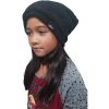 Fear0 NJ Warmest Fleece Insulated Lining Knit Cable Slouch Baggy Beanie Hat Women