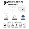 EMPIRELION 9" Multifunctional Lightweight Beanies Hats for Men Women Running Skull Cap Helmet Liner Sleep Caps