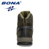 BONA 2022 New Designers Brand Winter Snow Boots Men Warm Plush High Top Boots Man Suede Leather Ankle Boots Non-slip Mansculino